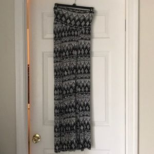 Black and White aztec palazzo pants